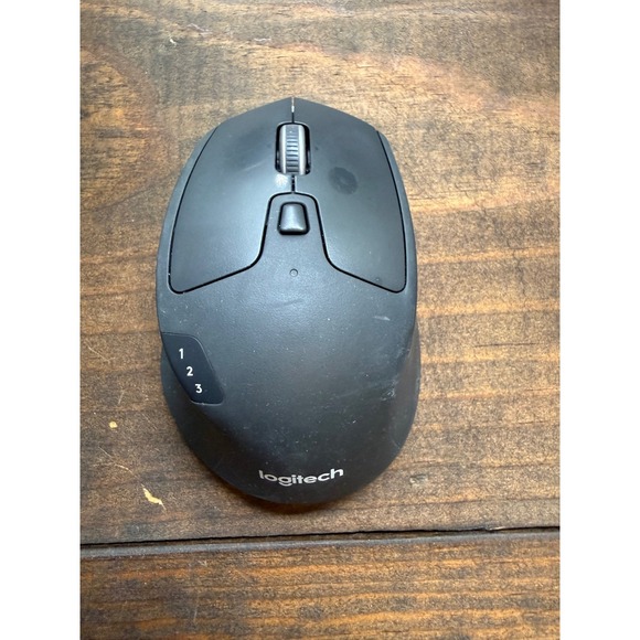 Logitech Other - Logitech M720 Triathlon Wireless Mouse Bluetooth Unifying Receiver Black UNTEST